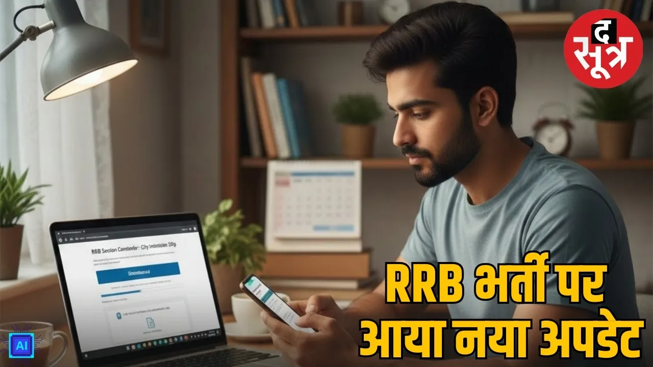 Rrb section controller City intimation slip out