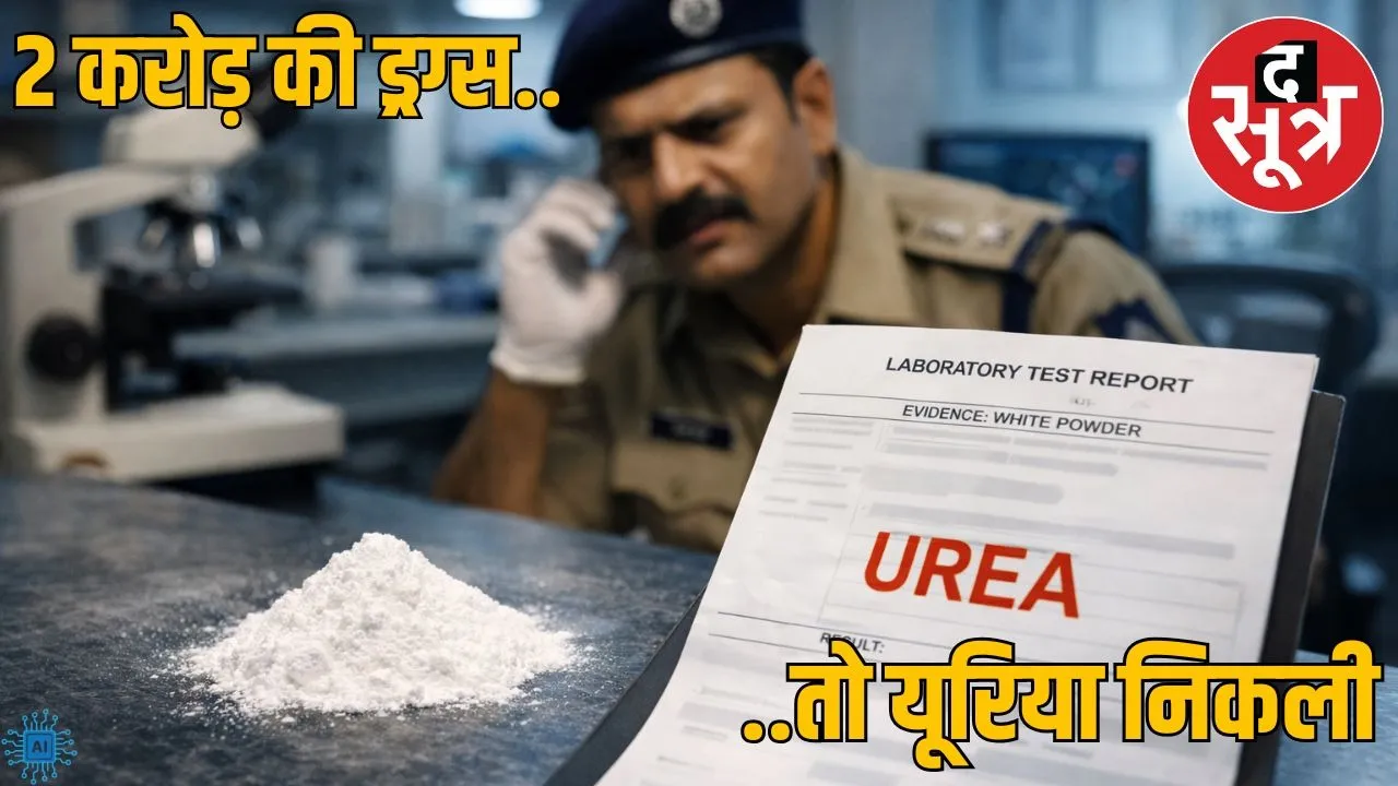 Wow Indore Police identified urea as drugs worth Rs 2 crore by taste and smell