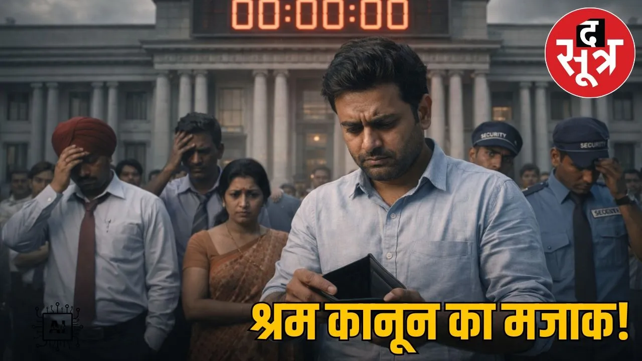 Pain of outsourced employees in MP