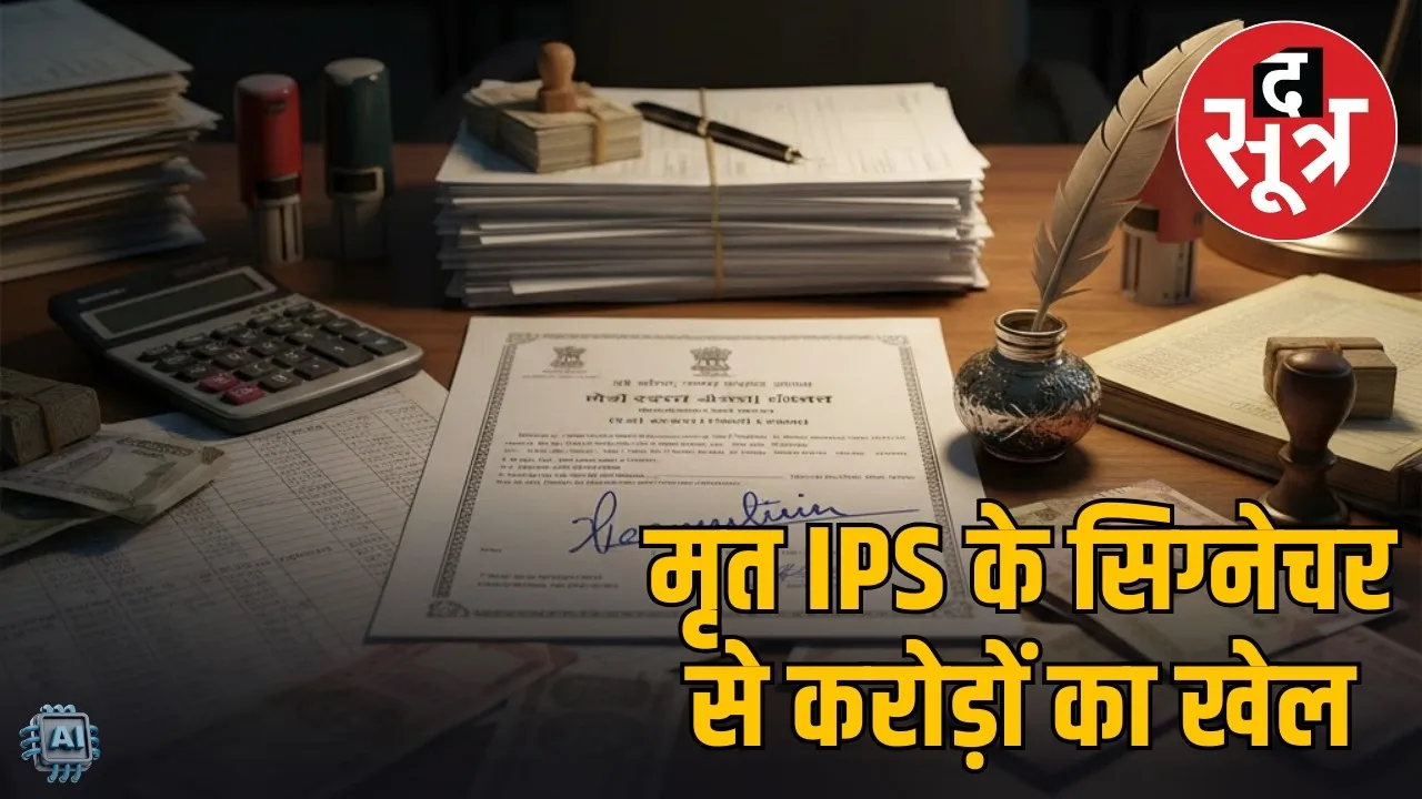 mp security agency scam dead ips fake signature gst fraud