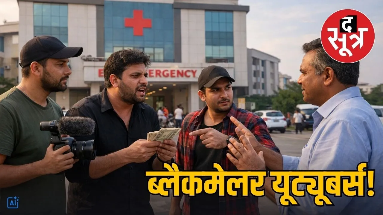 rti activist youtubers blackmail hospital 10 lakh demand