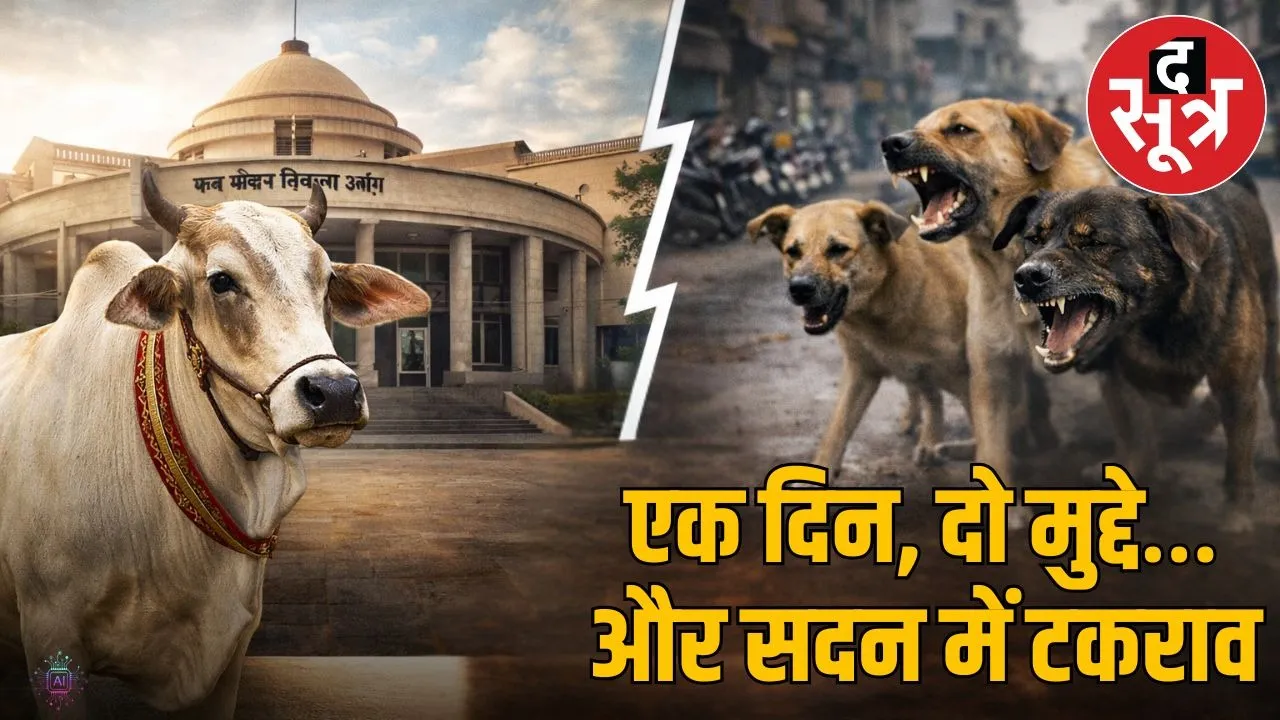 Cow vs dog, BJP-Congress face to face in MP Assembly