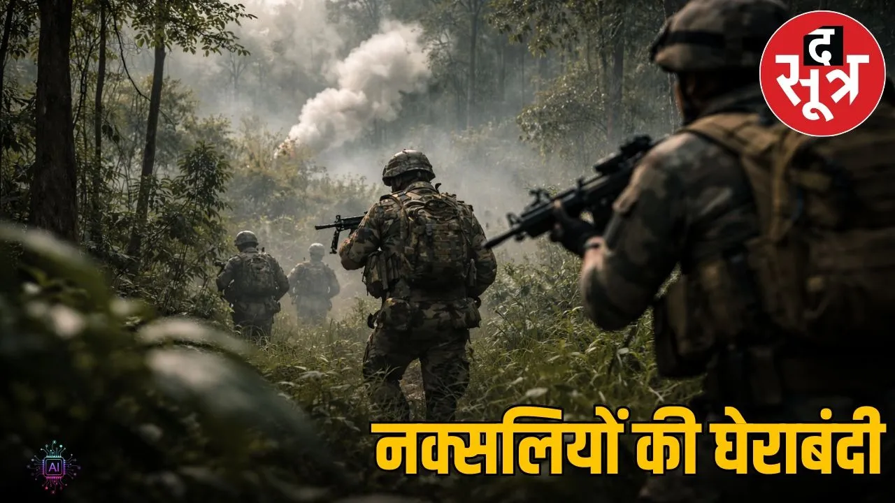 Encounter in Karregutta, 5 Naxalites killed, searching still intense in the forest