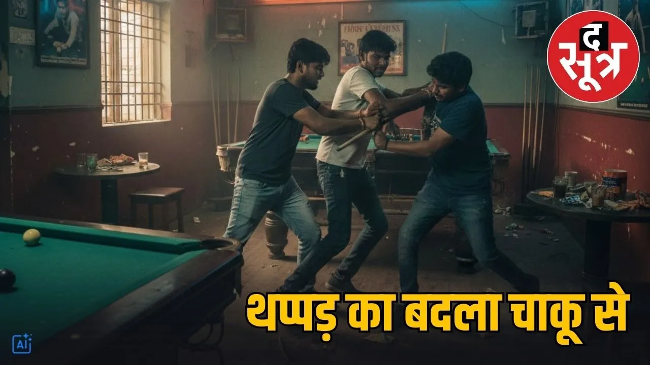 bhopal student attacked snooker club cctv video