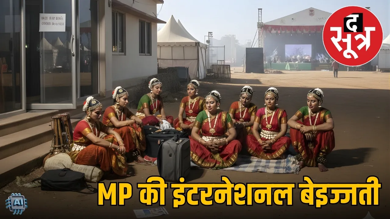 mp khajuraho carnival closed early artist controversy aivc