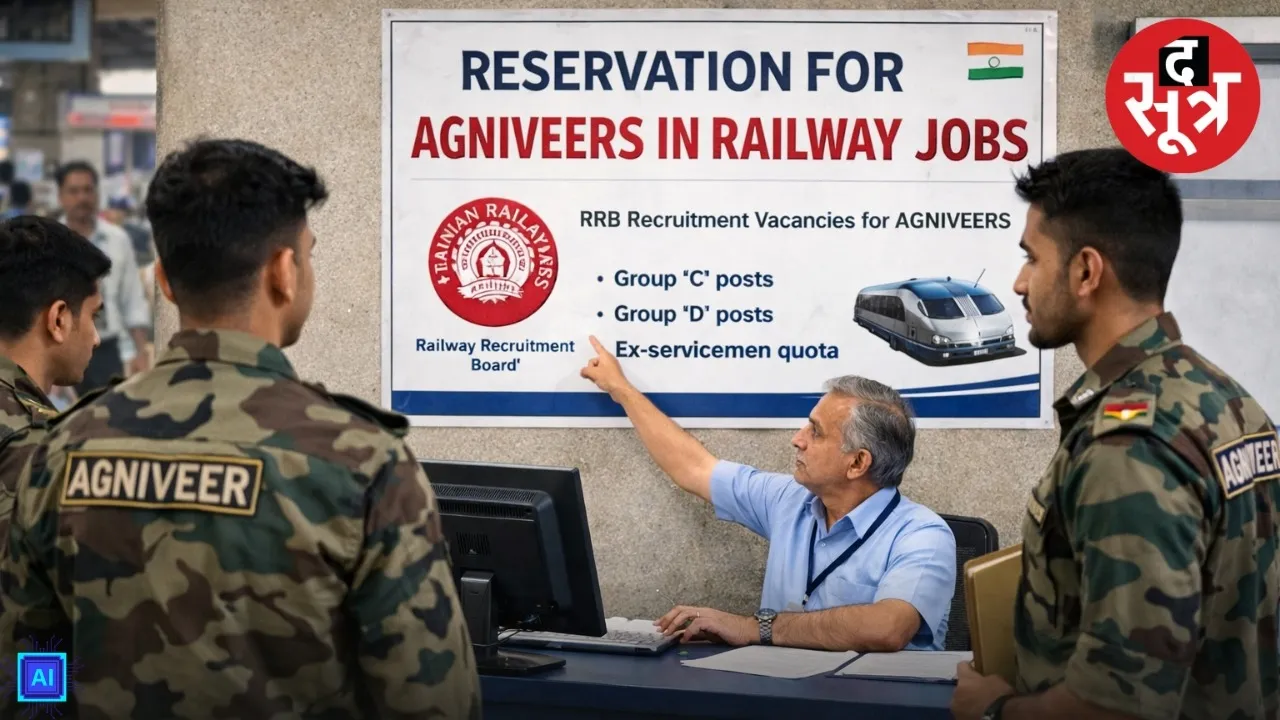 agniveer railway home ministry job reservation