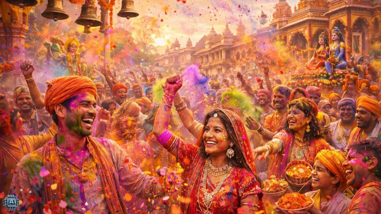 holi in india