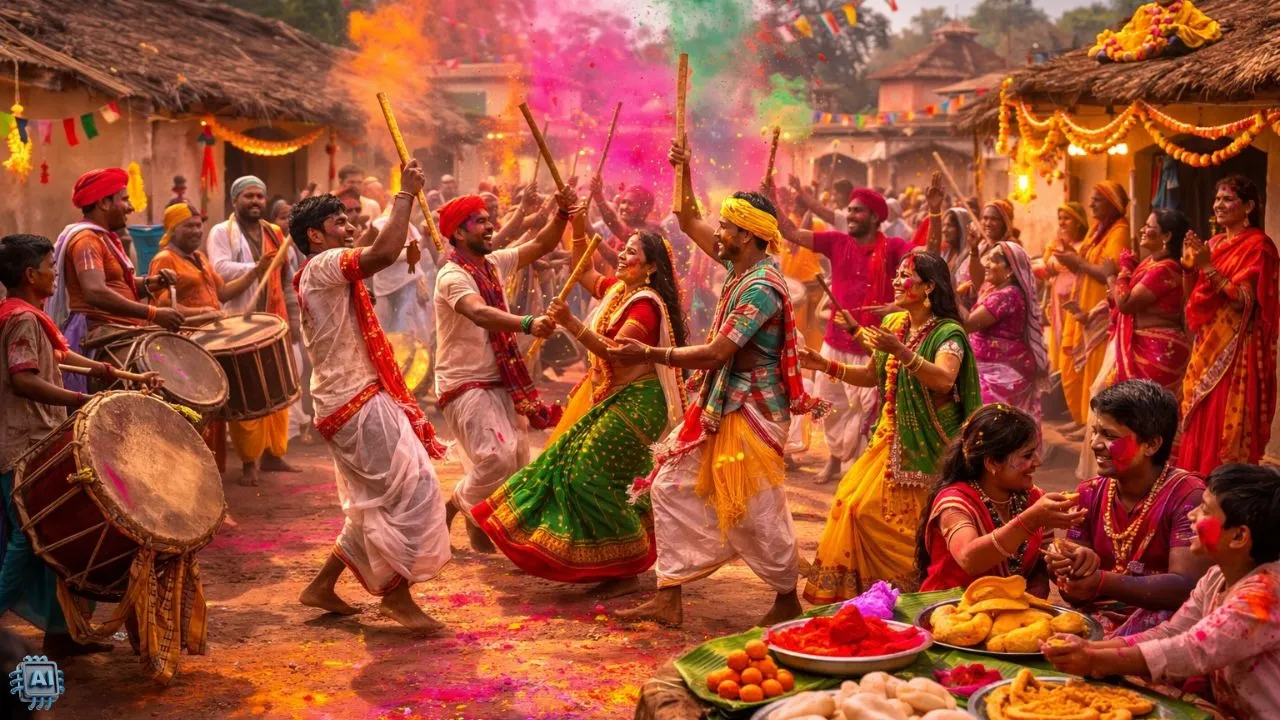 holi in india
