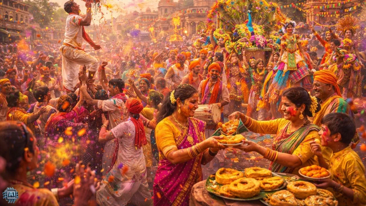 holi in india