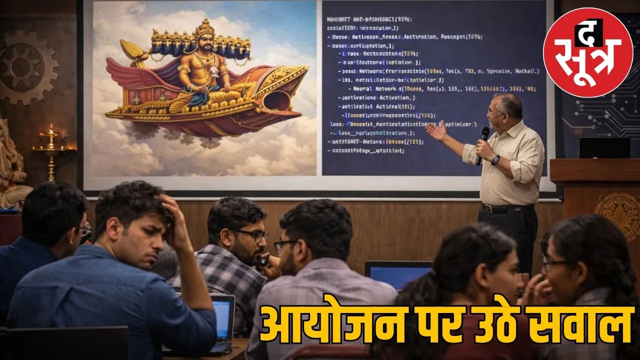 rani-durgavati-university-ai-conference-pushpak-viman-controversy