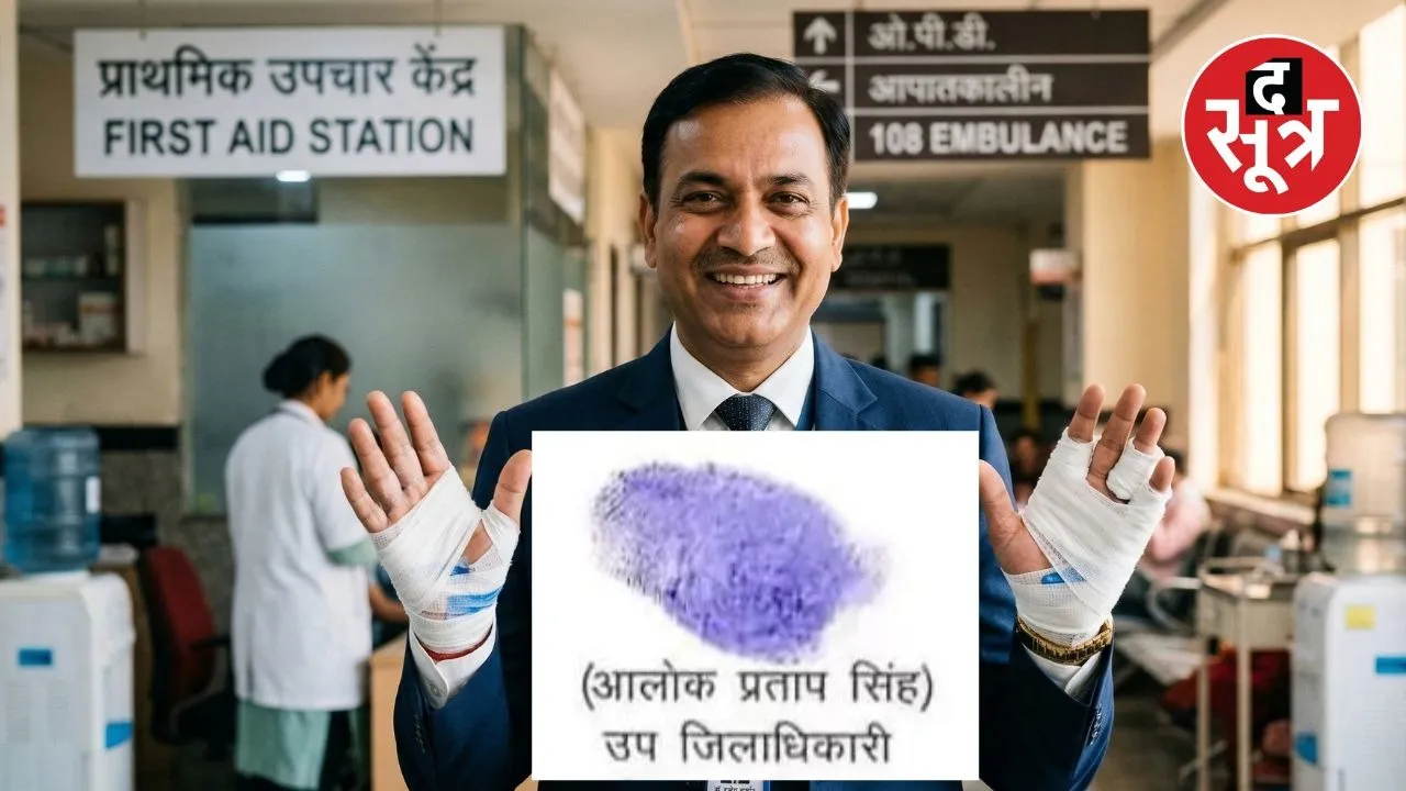 ballia sdm alok pratap singh leave application viral