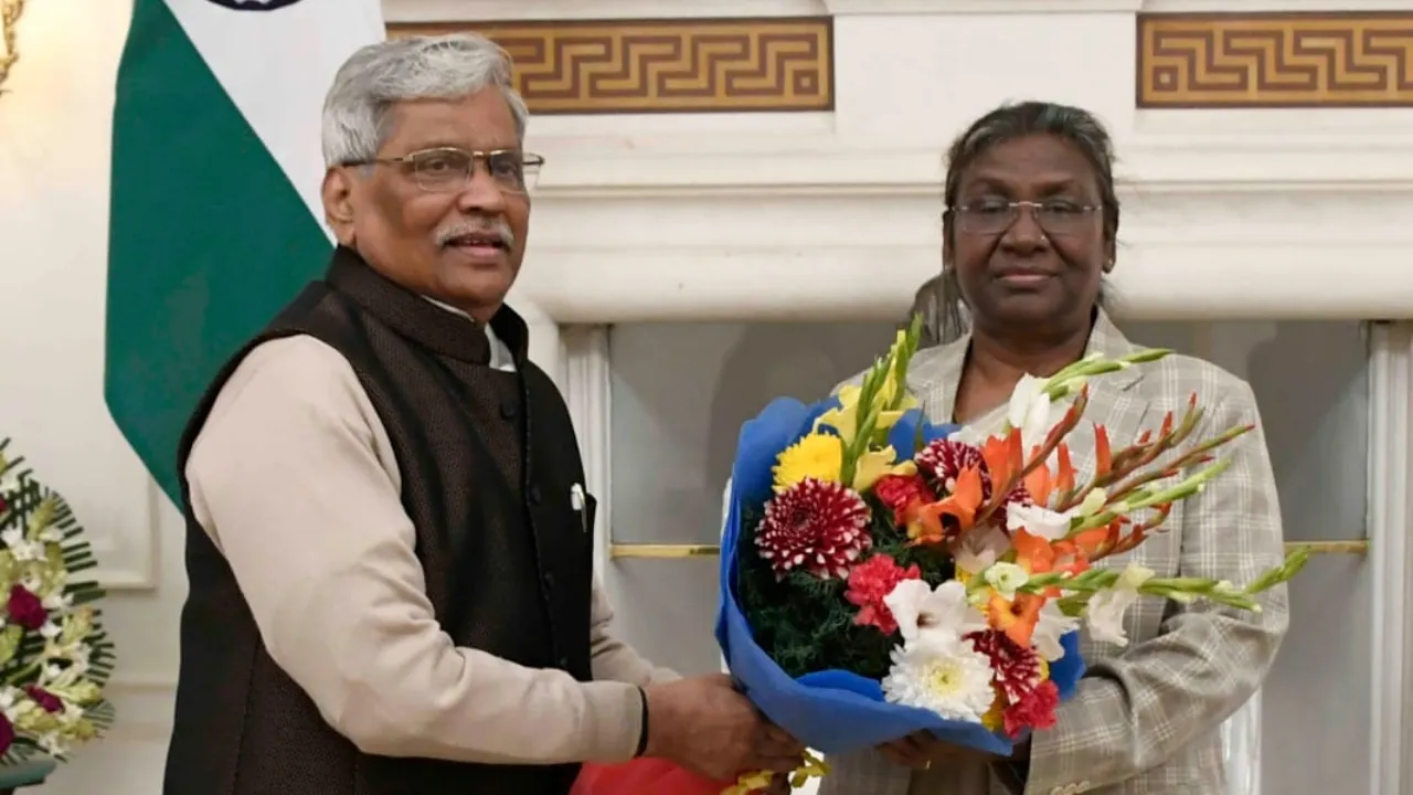 तस्वीर बीते साल की है, जब प्रभात झा राष्ट्रपति द्रौपदी मुर्मू से मिलने पहुंचे थे