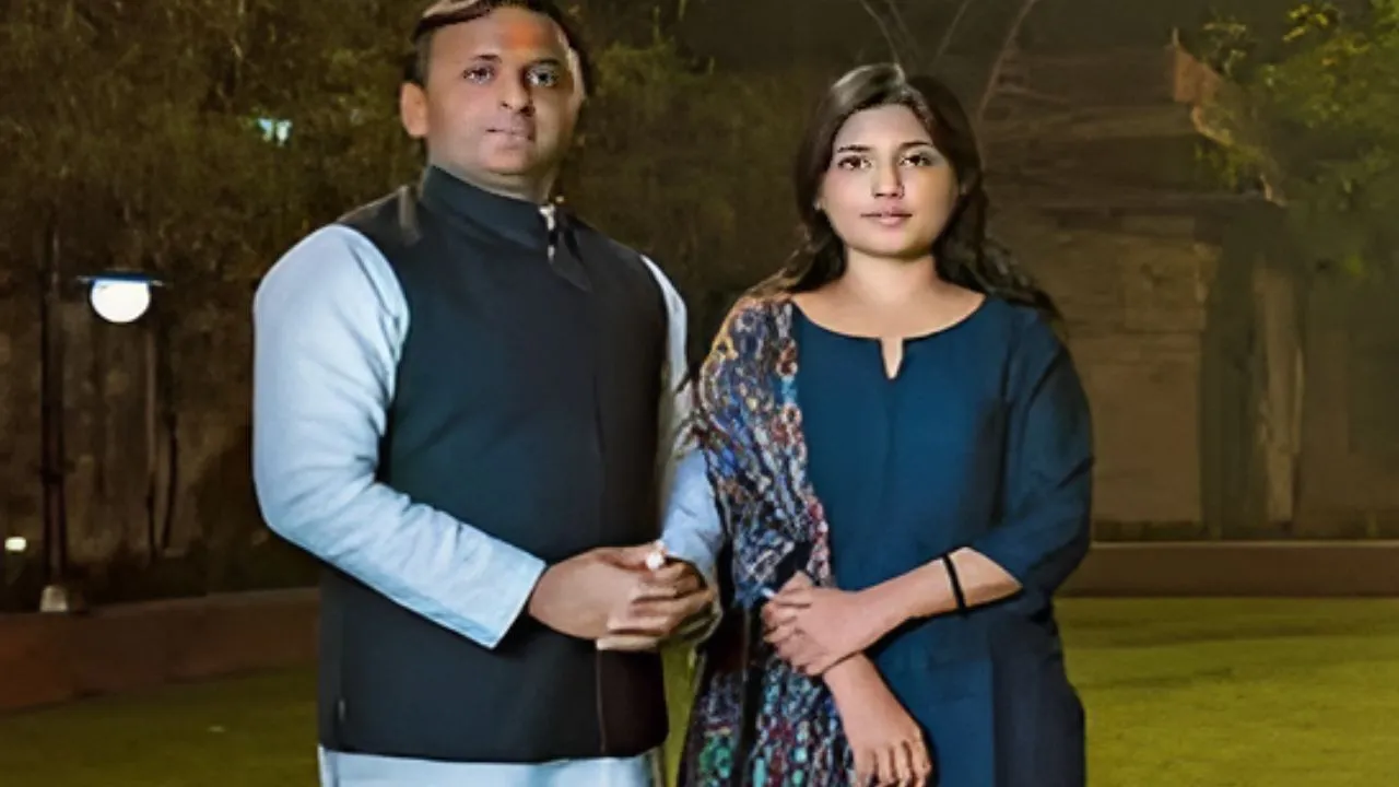 अखिलेश यादव और डिंपल यादव