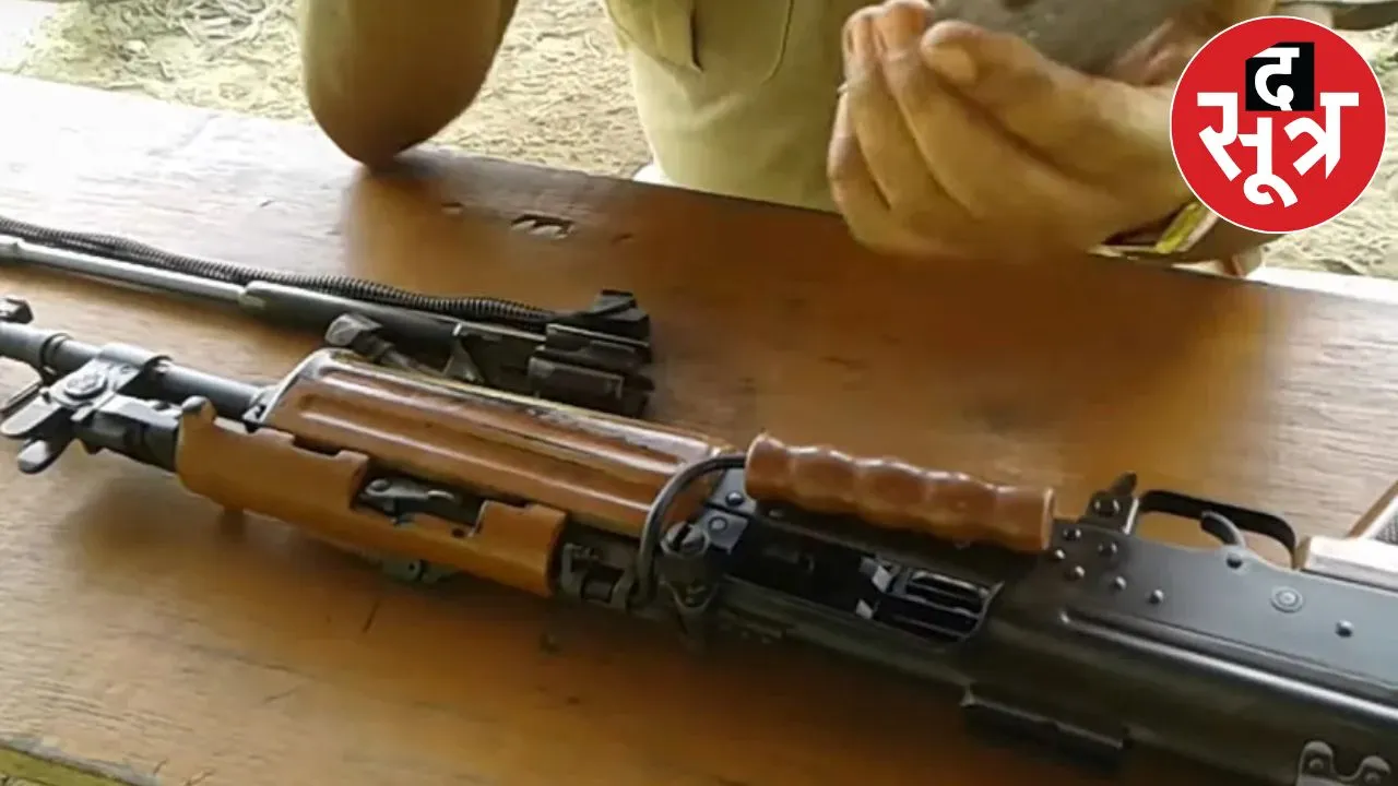 Security personnel pointed rifle at BJP leader