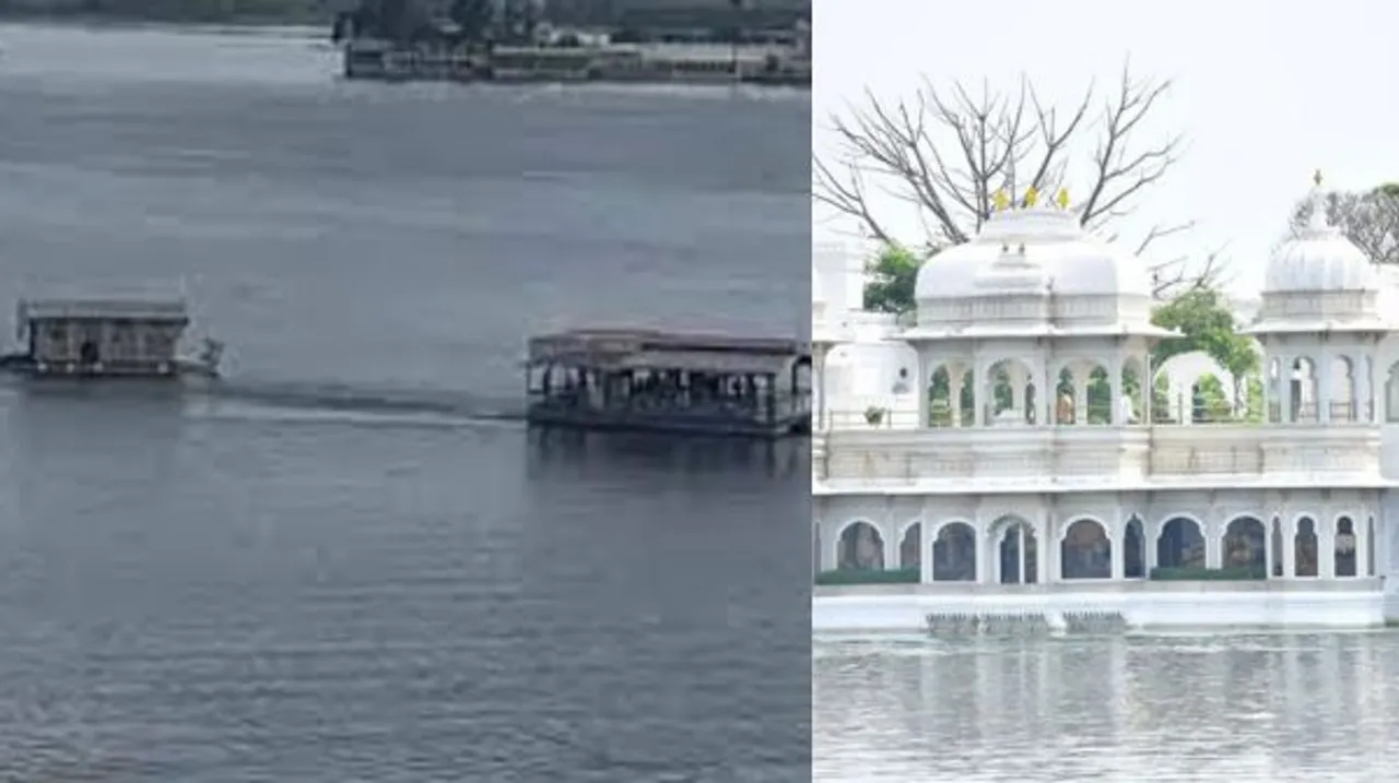 सेहरा बांध बोट से बारात लेकर निकले राघव, लीला पैलेस में लेंगे दुल्हन परिणीति संग फेरे, देखें तस्वीरें