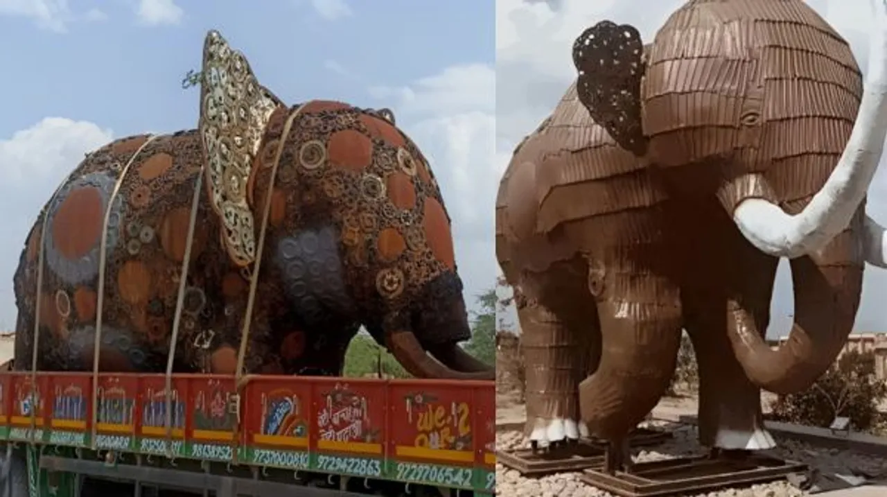 जोधपुर में 16.4 करोड़ की लागत से वेस्ट टू वंडर थीम पार्क बनकर तैयार, 15 टन लोहे से बने स्कल्पचर