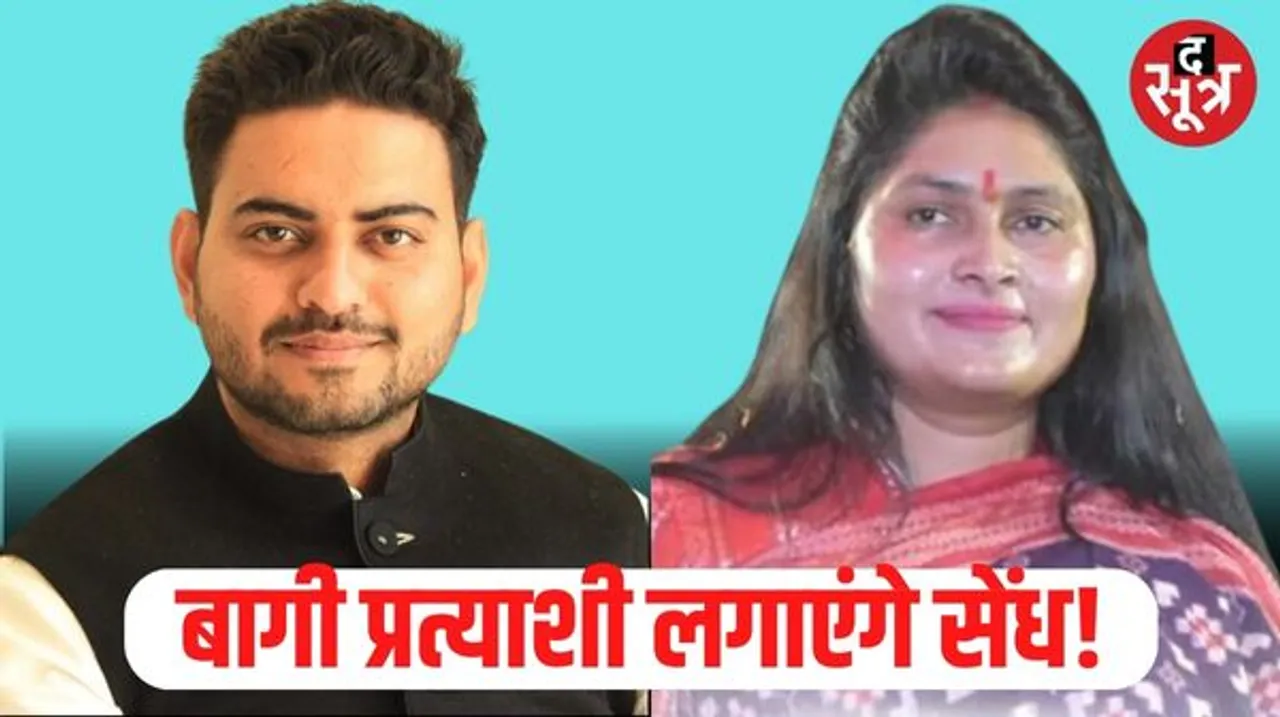 रायपुर में कांग्रेस से बागी अजीत कुकरेजा का नामांकन, BJP से नाराज सावित्री ने भी भरा पर्चा, निर्दलीय लड़ेंगे दोनों नेता