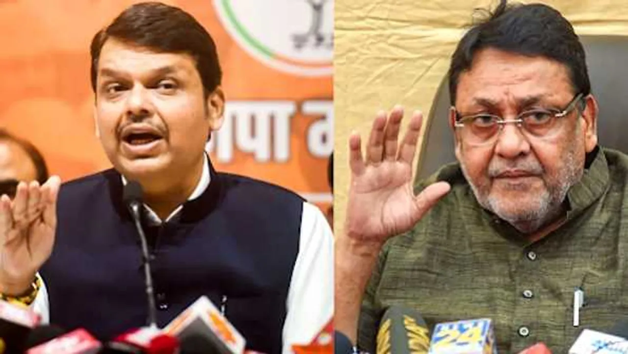 महाराष्ट्र: मंत्री नवाब मलिक का अब पूर्व CM पर बड़ा आरोप, कहा- अफसर को बचा रहे