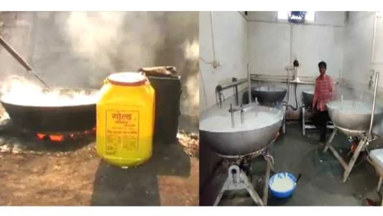 भिंड: प्रशासन ने 10 टन मिलावटी मावा जब्त किया, महाराष्ट्र और साउथ में बेचने की तैयारी 