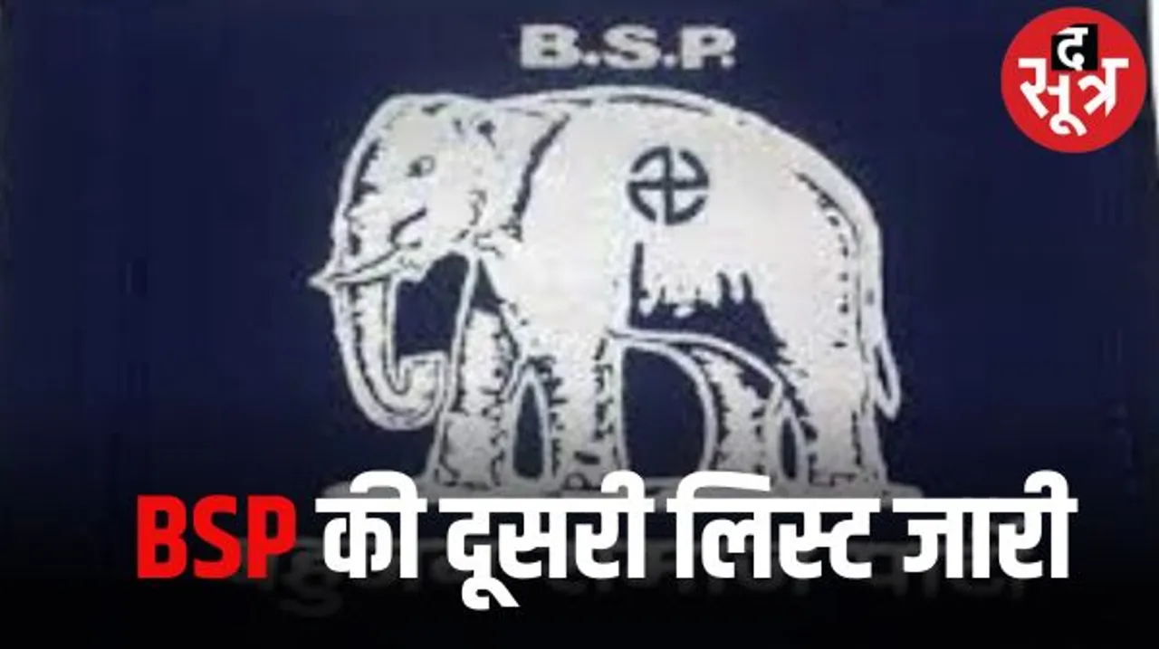 बीएसपी ने प्रत्याशियों की दूसरी लिस्ट जारी की, जबलपुर पूर्व से बालकिशन, सोनकच्छ से डॉ मालवीय को बनाया उम्मीदवार
