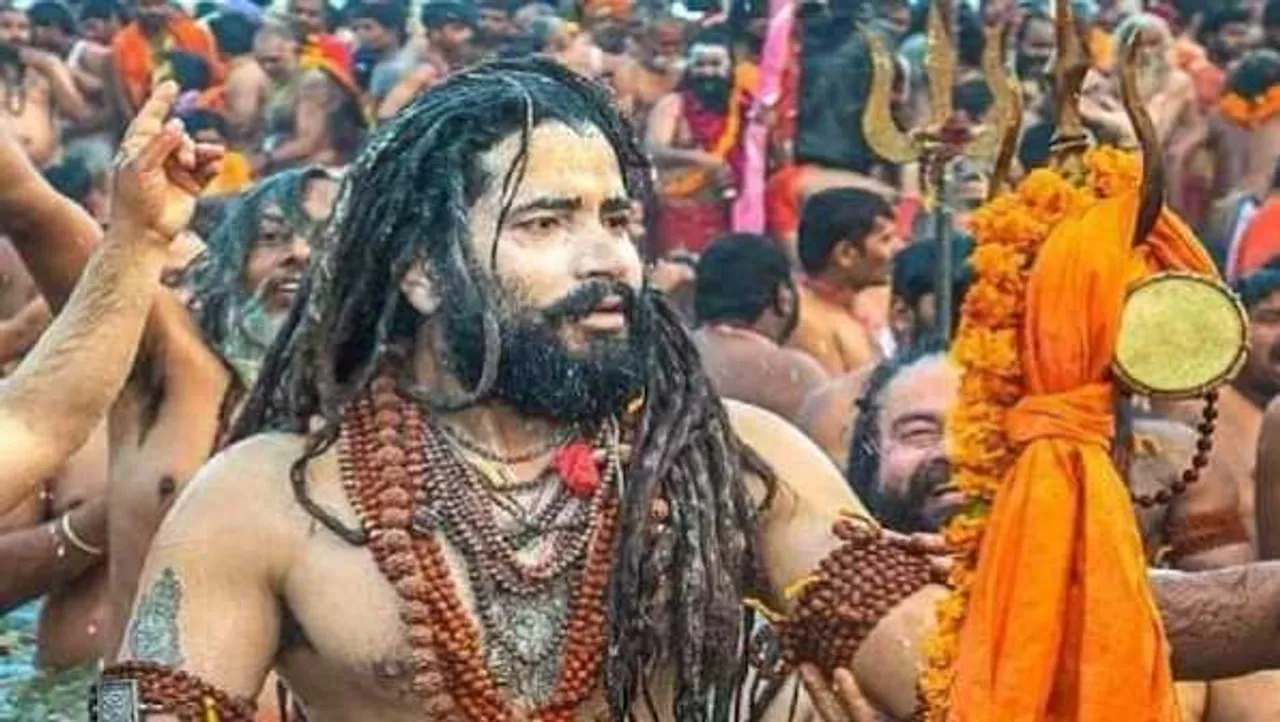 प्रयागराज: बलवीर गिरी बने बाघंबरी मठ के नए महंत, संतों ने की चादरपोशी, साधु-संत जुटे