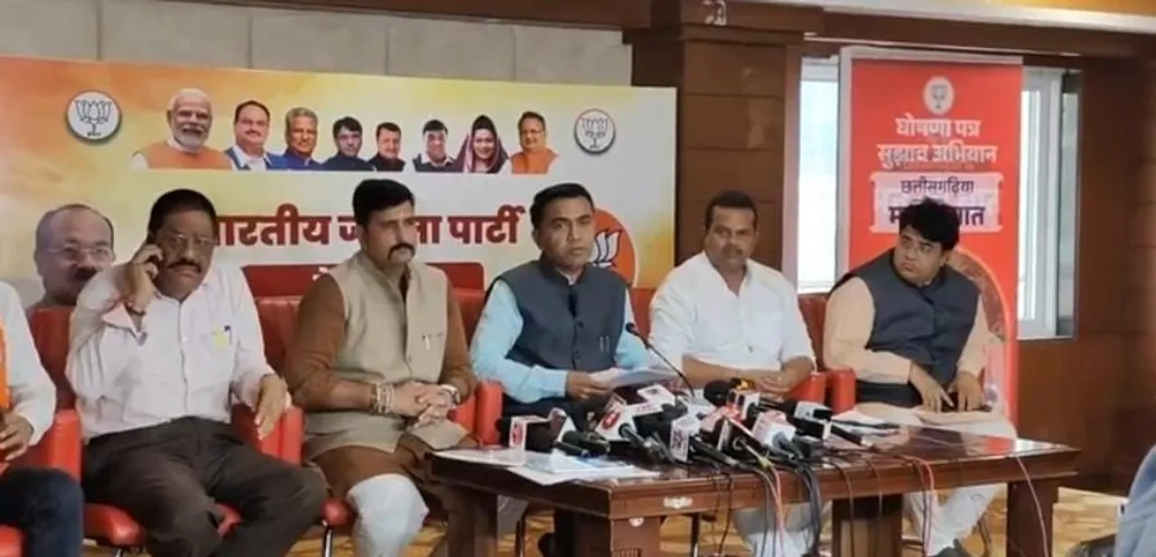 रायपुर में गोवा सीएम प्रमोद सावंत का बड़ा बयान, कहा- छत्तीसगढ़ कोई मॉडल नहीं, पूछा- सनातन को खत्म करने वालों के साथ है कांग्रेस?