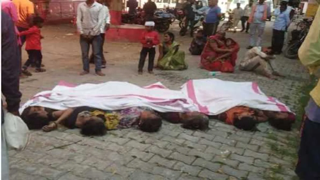 दतिया में दर्दनाक हादसा: मन्नत से हुए बच्चों की भी जान गई, मंदिर में जवारे चढ़ाने जा रहे थे