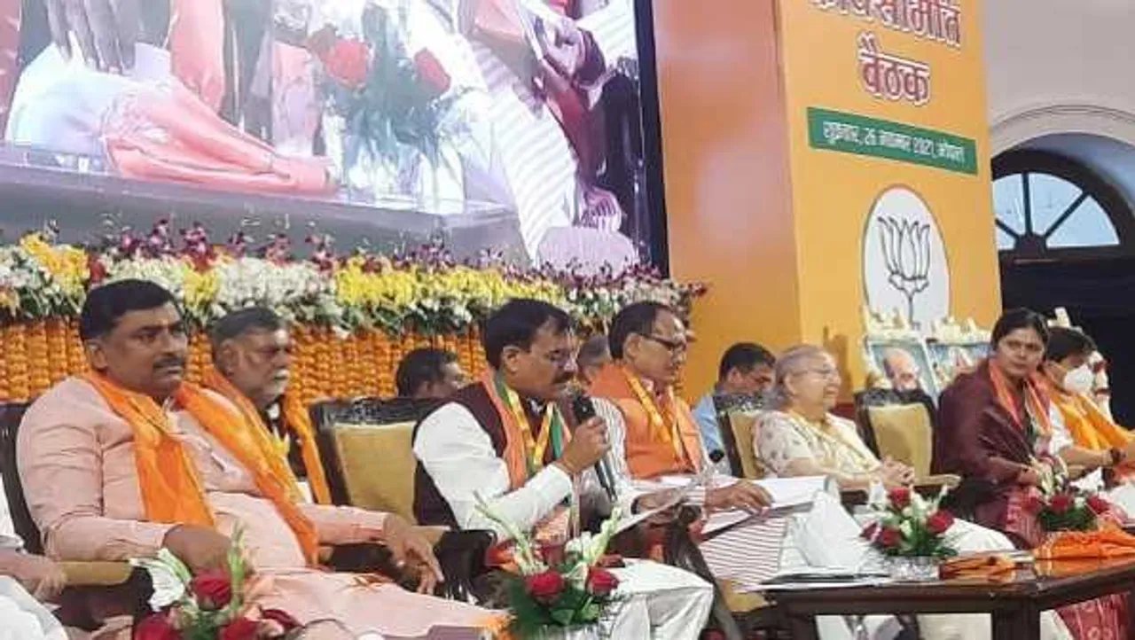 MP BJP WC Meeting: PM-CM की तारीफ, कांग्रेस पर तंज; शाह की सरदार पटेल से तुलना