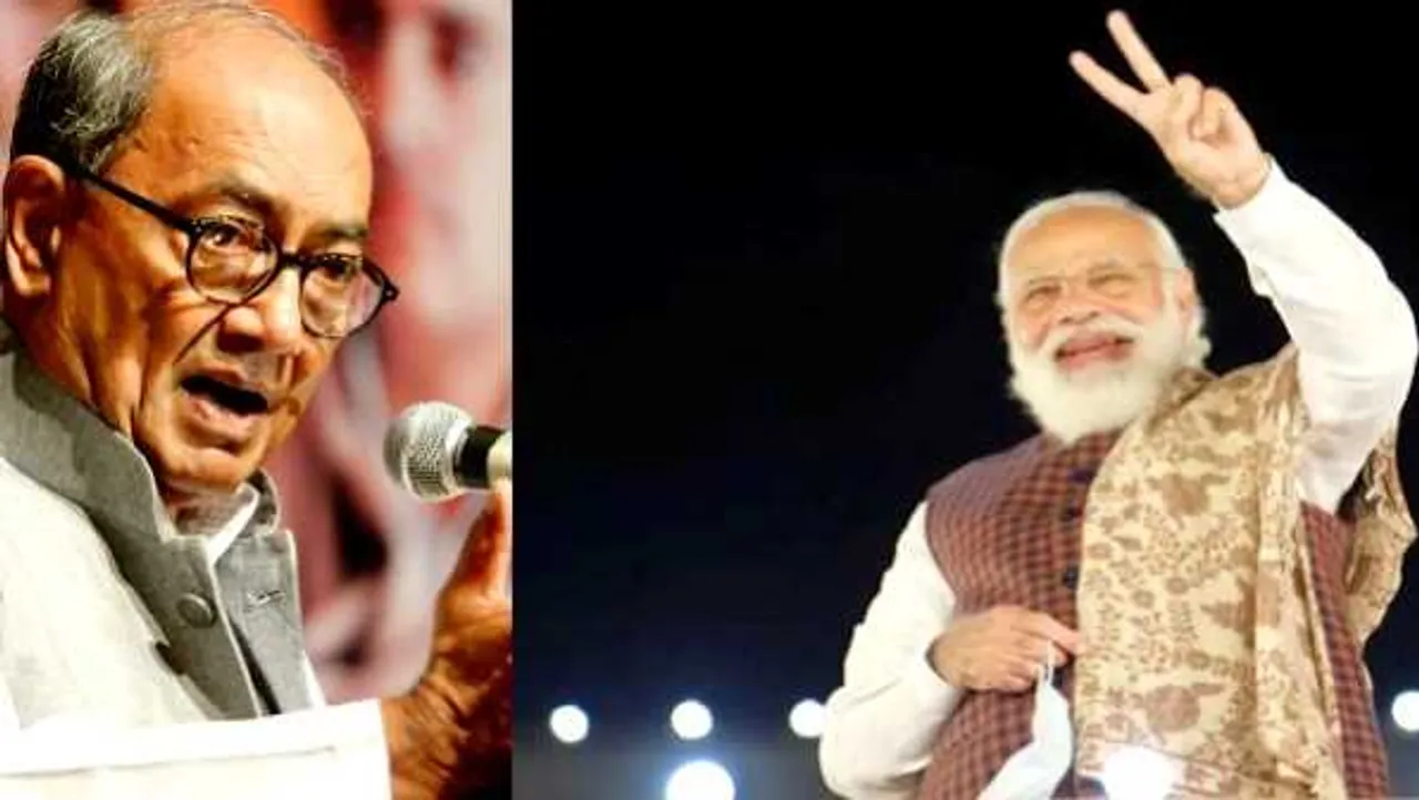 PM के फैन: जींस वाली नहीं, 40-50 साल की महिलाओं पर मोदी का ज्यादा असर- दिग्विजय