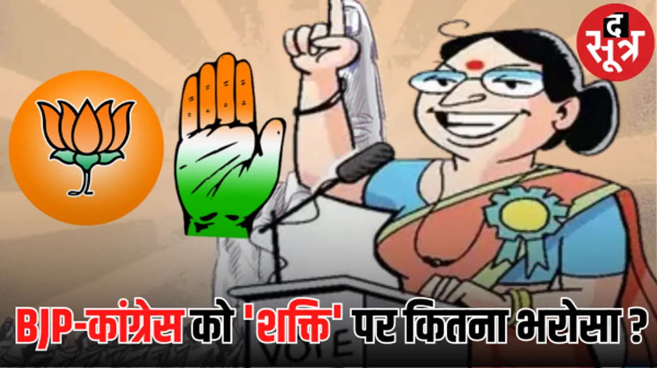 कांग्रेस में 34 तो बीजेपी में 46 नए चेहरे आए सामने, कांग्रेस ने 14 प्रतिशत और बीजेपी ने 10 प्रतिशत महिलाओं को दिए टिकट