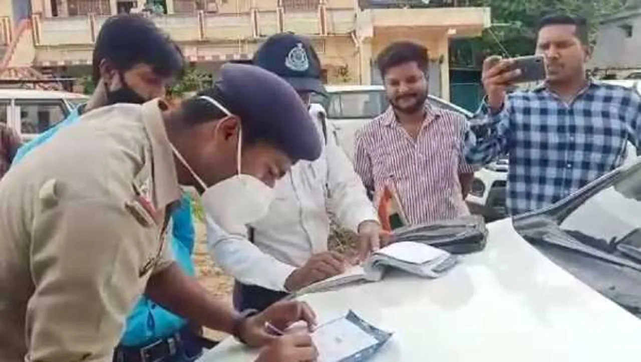 शहडोल : मंत्री रामखेलावन पटेल की कार में लगे थे काले शीशे, पुलिस ने काटा चालान