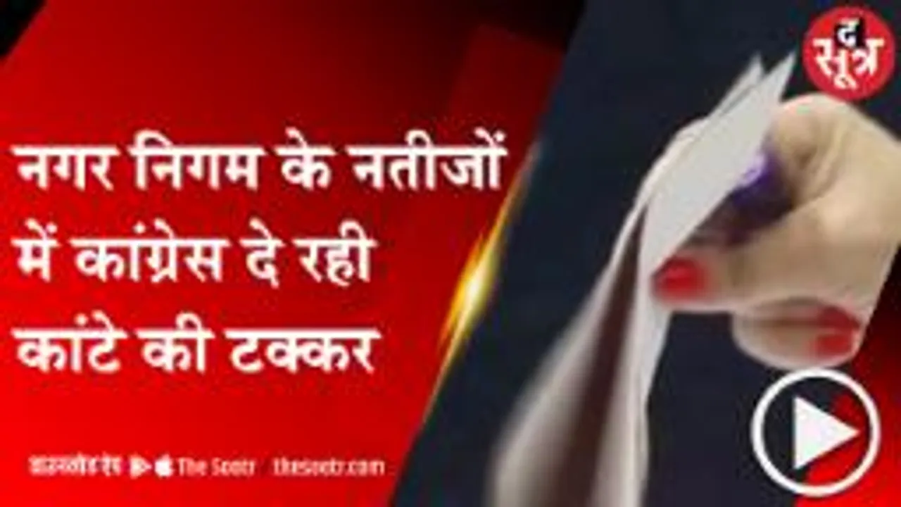 MP: 5 नगर निगम के नतीजे, कांग्रेस दे रही बीजेपी को कड़ी टक्कर; कटनी में रोचक हुआ मुकाबला  