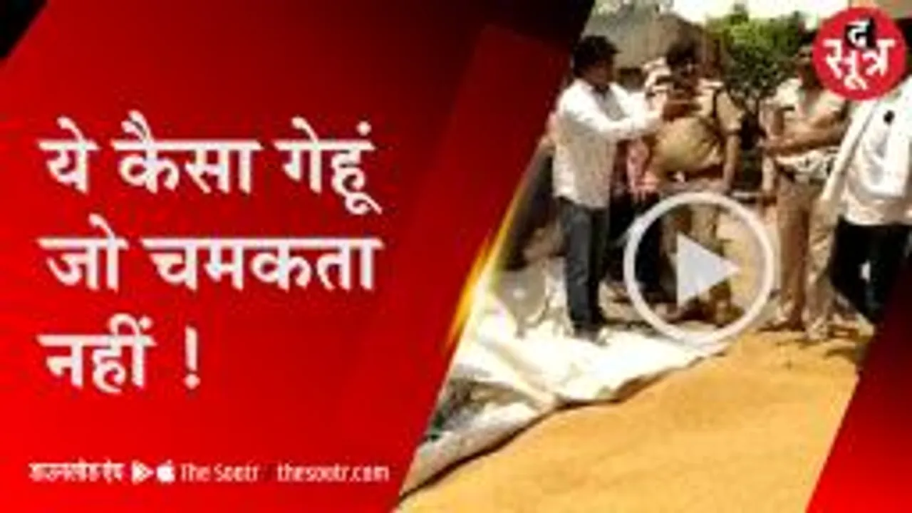खरीदी केंद्र पर नहीं खरीदा गेहूं, किसान ने कुछ किया ऐसा की परेशान हो गया प्रशासन