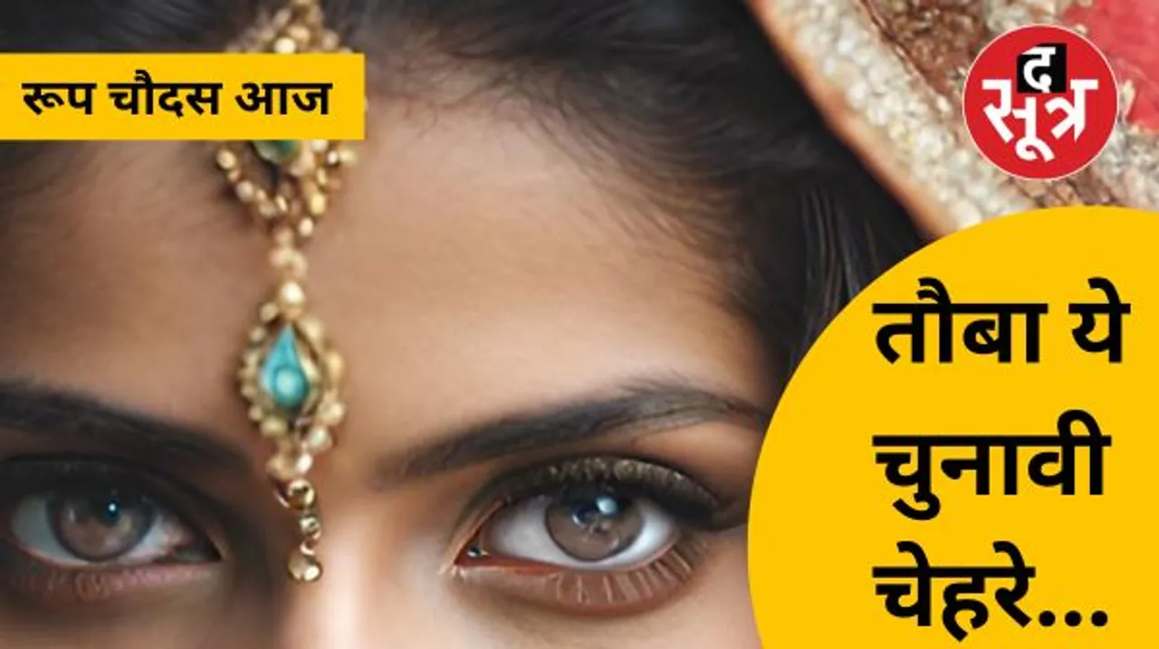 राजनीति का रूप निखारने मैदान में उतरी,  बुद्धि के साथ वोटर हो रहे रूप पर फिदा 