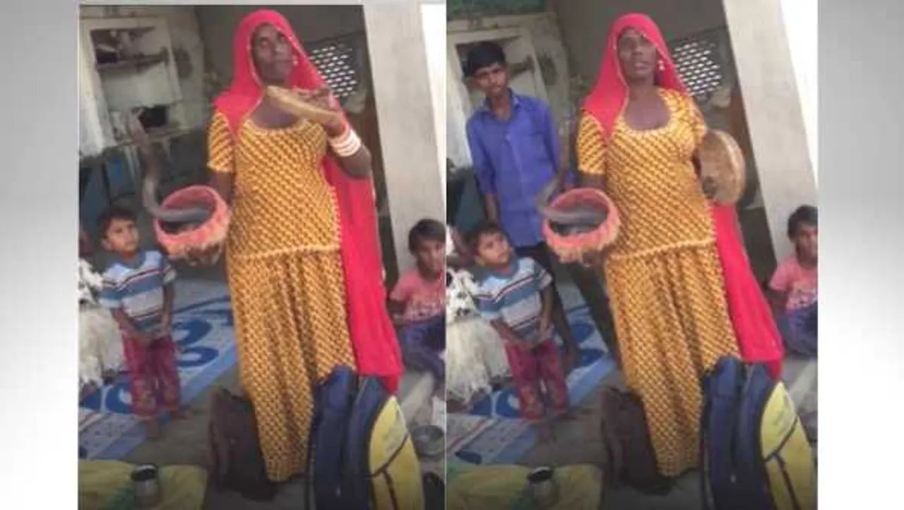 अजमेर: महिला ने वैक्सीनेशन टीम को सांप का डर दिखाया, समझाने पर लगवाया टीका