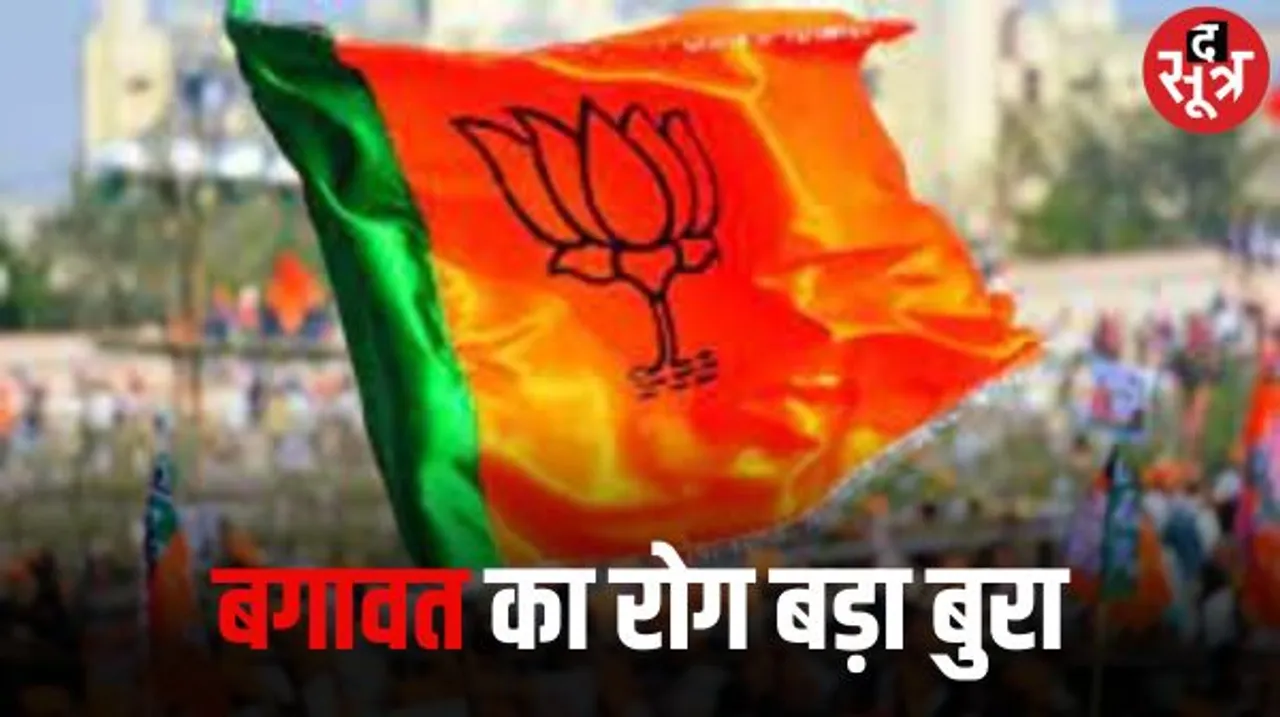BJP में कोविड की तरह तेजी से फैल रहा बगावत का रोग, अपने क्षेत्र में प्रत्याशी ही आइसोलेट, संगठन को सुलह-समझाइश की वैक्सीन से ही आस