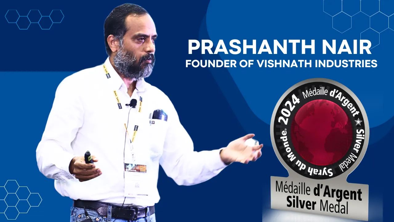 Prashanth Nair Founder of Vishnath Industries