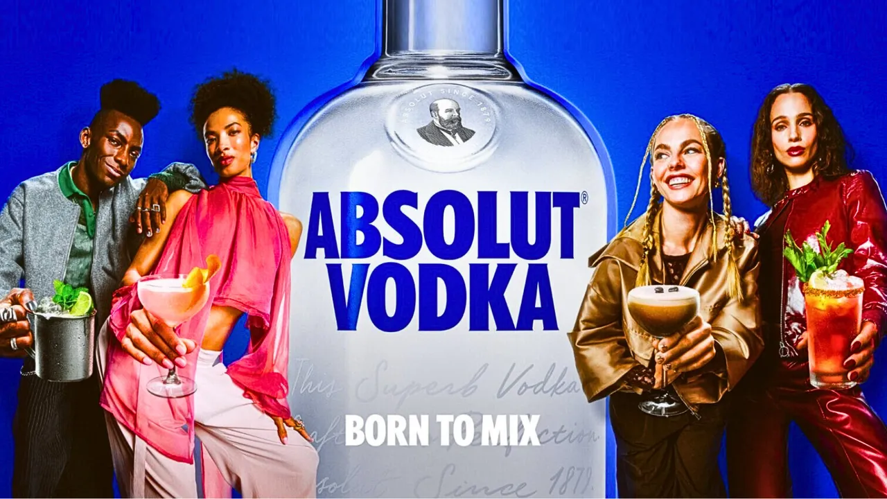 Absolut Vodka Born to Mix campaign