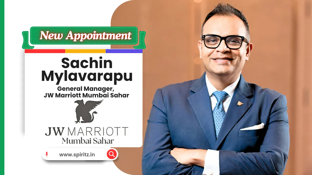 Sachin Mylavarapu new GM of JW Marriott Mumbai Sahar