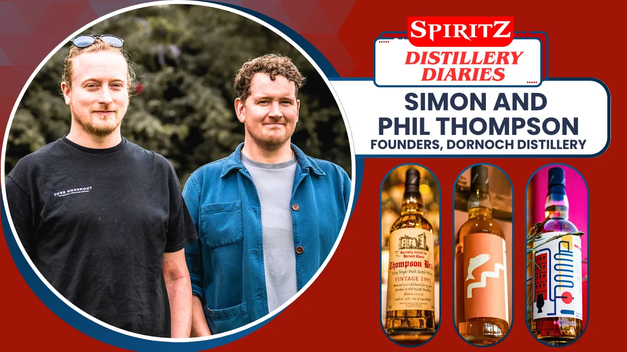 Simon and Phil Thompson, founders, Dornoch Distillery