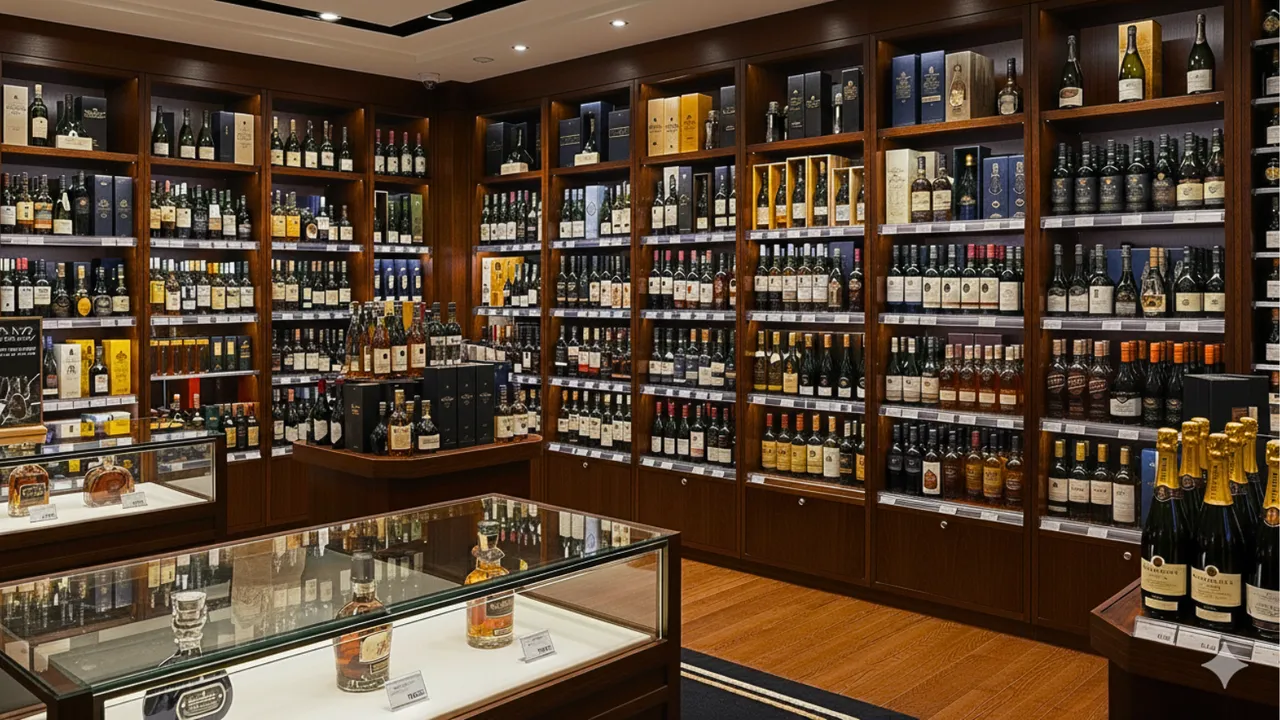 Premium liquor outlets in Delhi