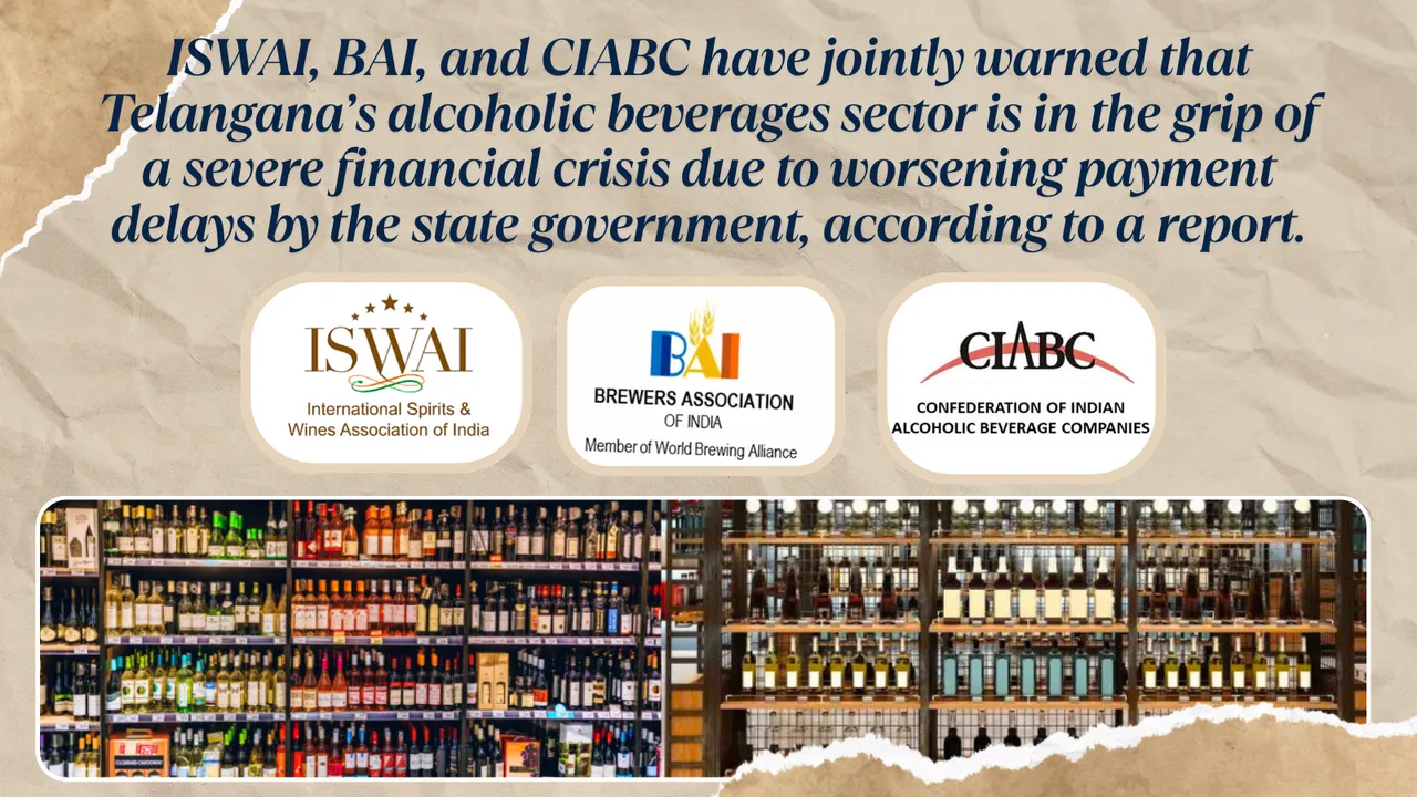 Alcobev industry cautions of supply halt in Telangana over unpaid dues