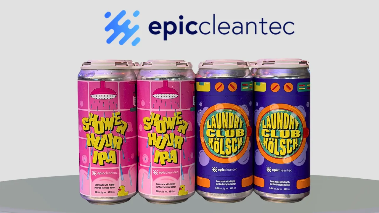 Epic Cleantec launches beers made from recycled water