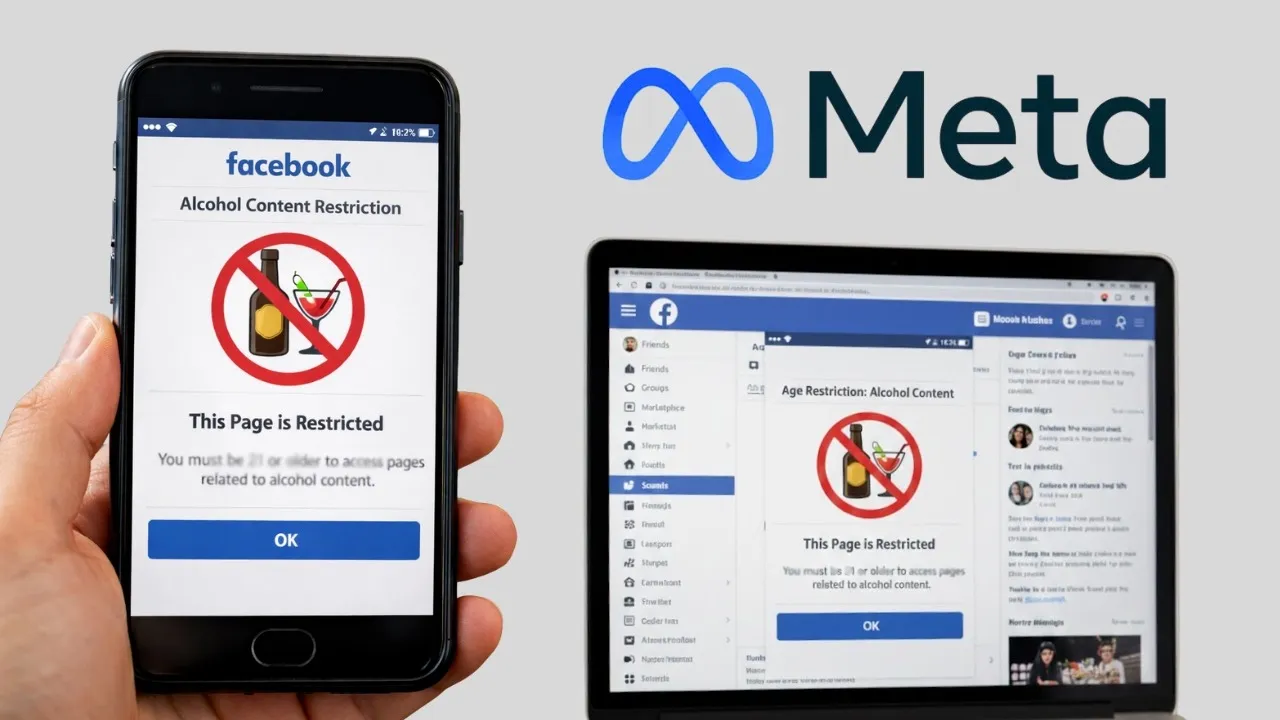 Meta restricts recommendation of alcohol pages on Facebook