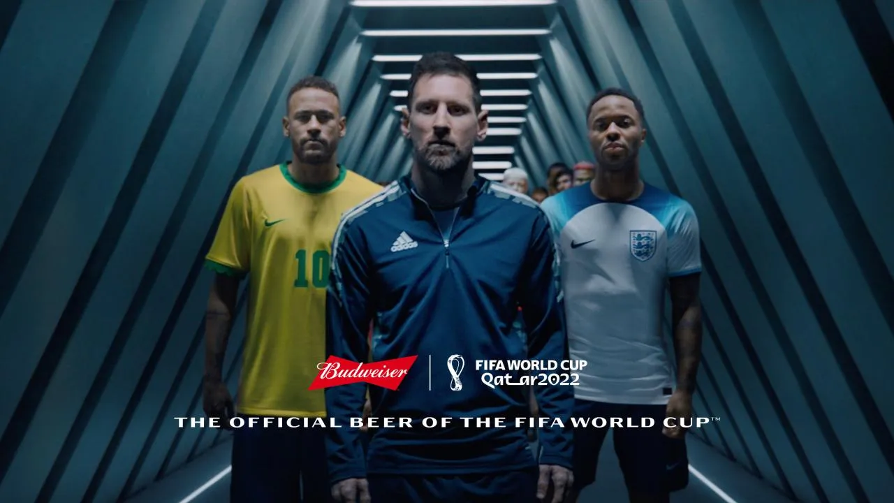 Budweiser campaigns with football icons