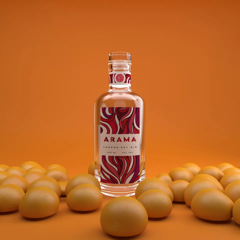 Arama London Dry Gin on travel retail
