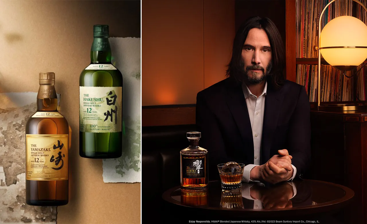 Keanu Reeves partners with Suntory for 100th anniversary celebration