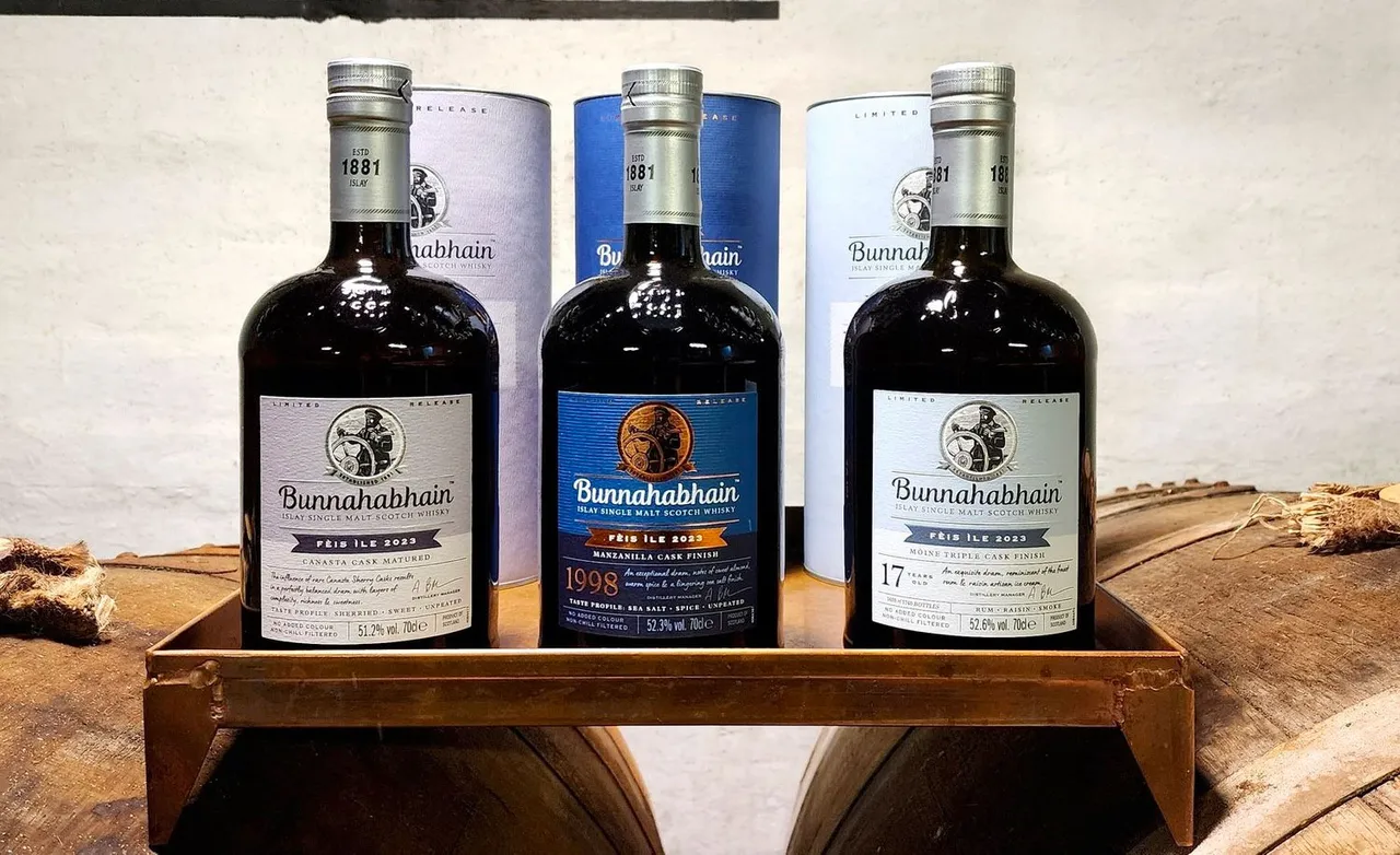 Three expressions from Bunnahabhain Distillery to mark Fèis Ìle 2023