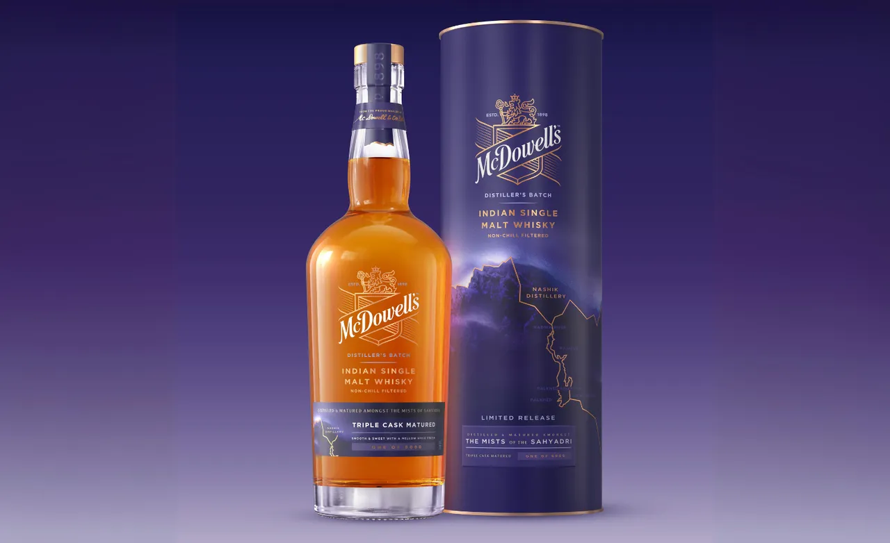 McDowell's & Co Distiller’s Batch Indian Single Malt