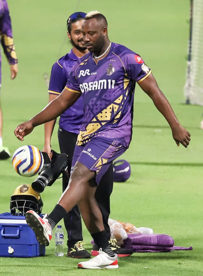 Kolkata: Practice session ahead of the IPL match between SRH and KKR
